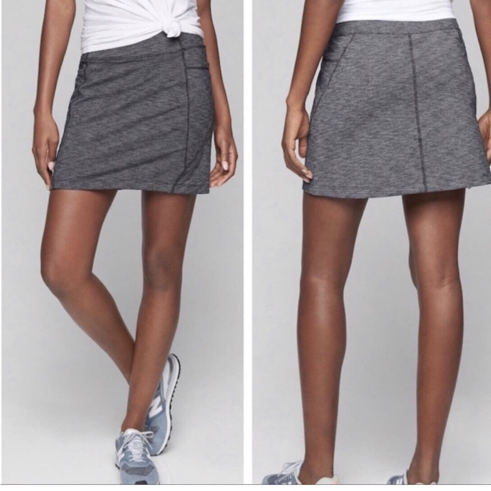 Athleta Excursion Skirt Skort Gray Large